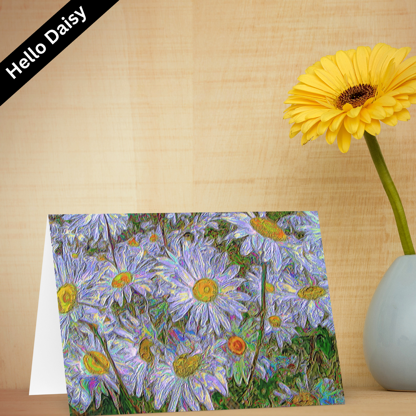 Hello Daisy Greeting Card
