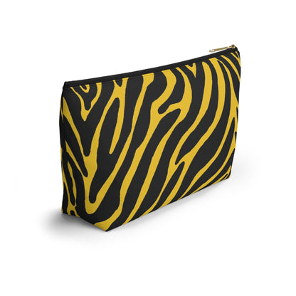 Zebra Inspired T-Bottom Pouch