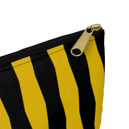 Zebra Bold Stripes Flat Pouch