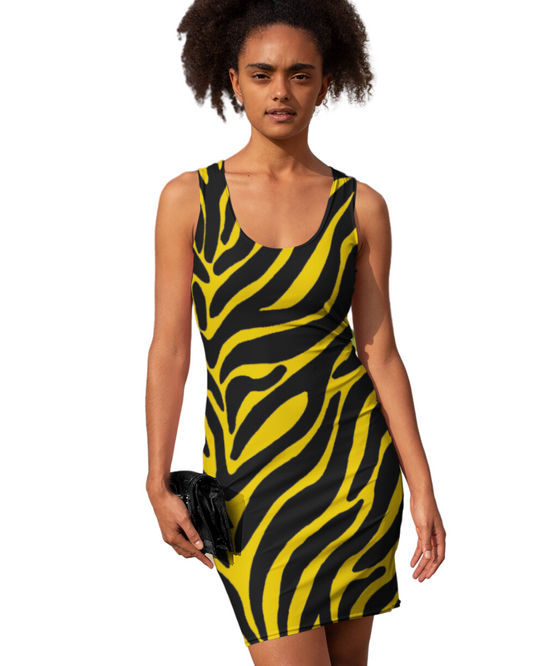 Zebra Inspired Design: Fitted Dress