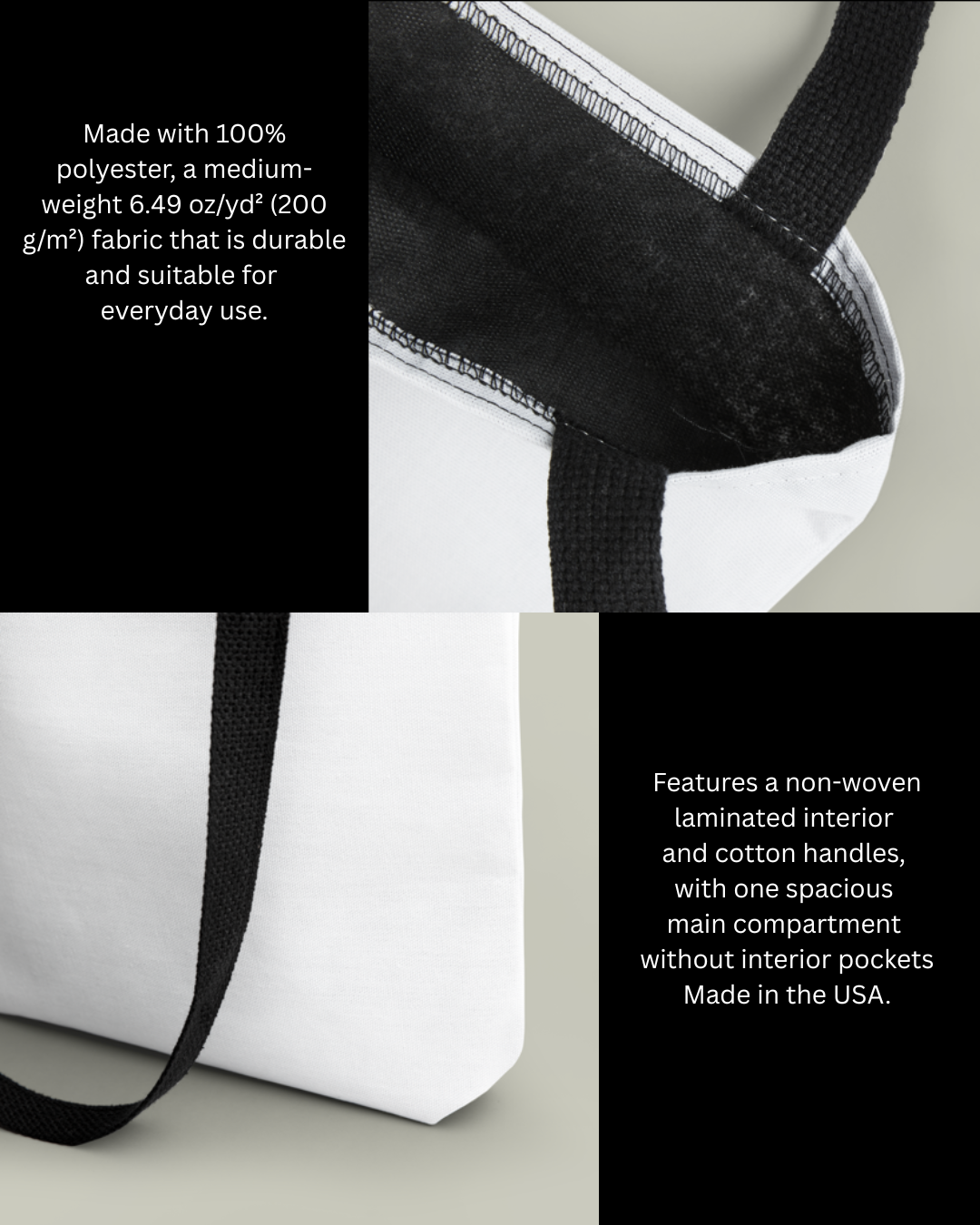 Tote Bag: Regal Giraffe Motif