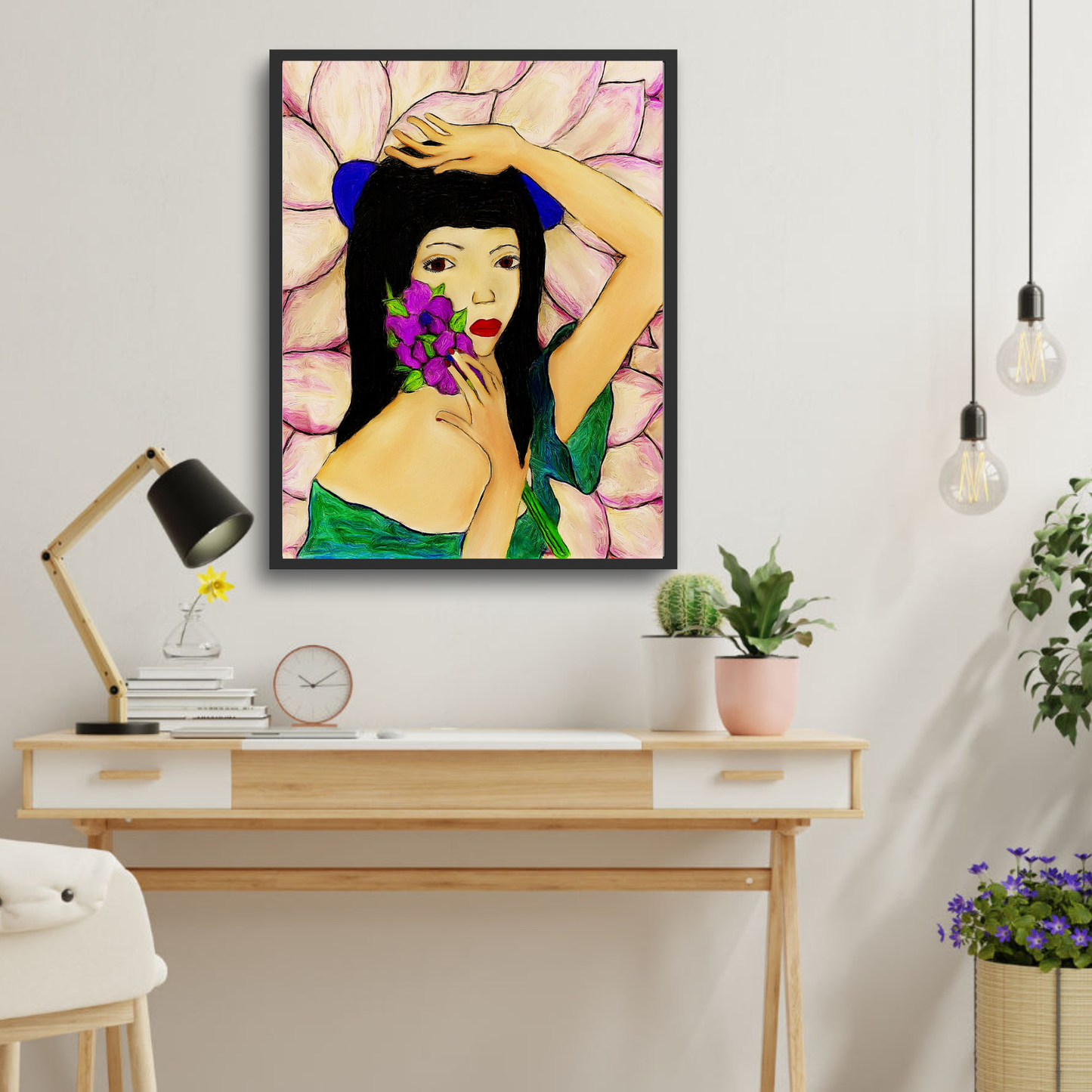 Wall Art: Blooming Flower