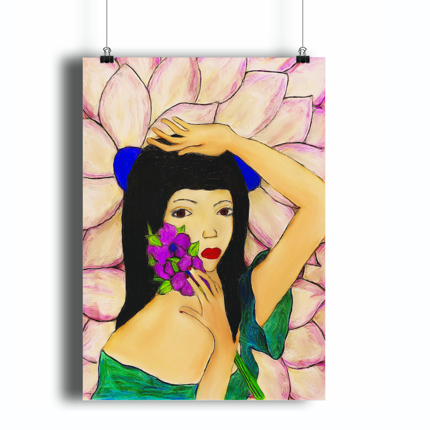 Wall Art: Blooming Flower