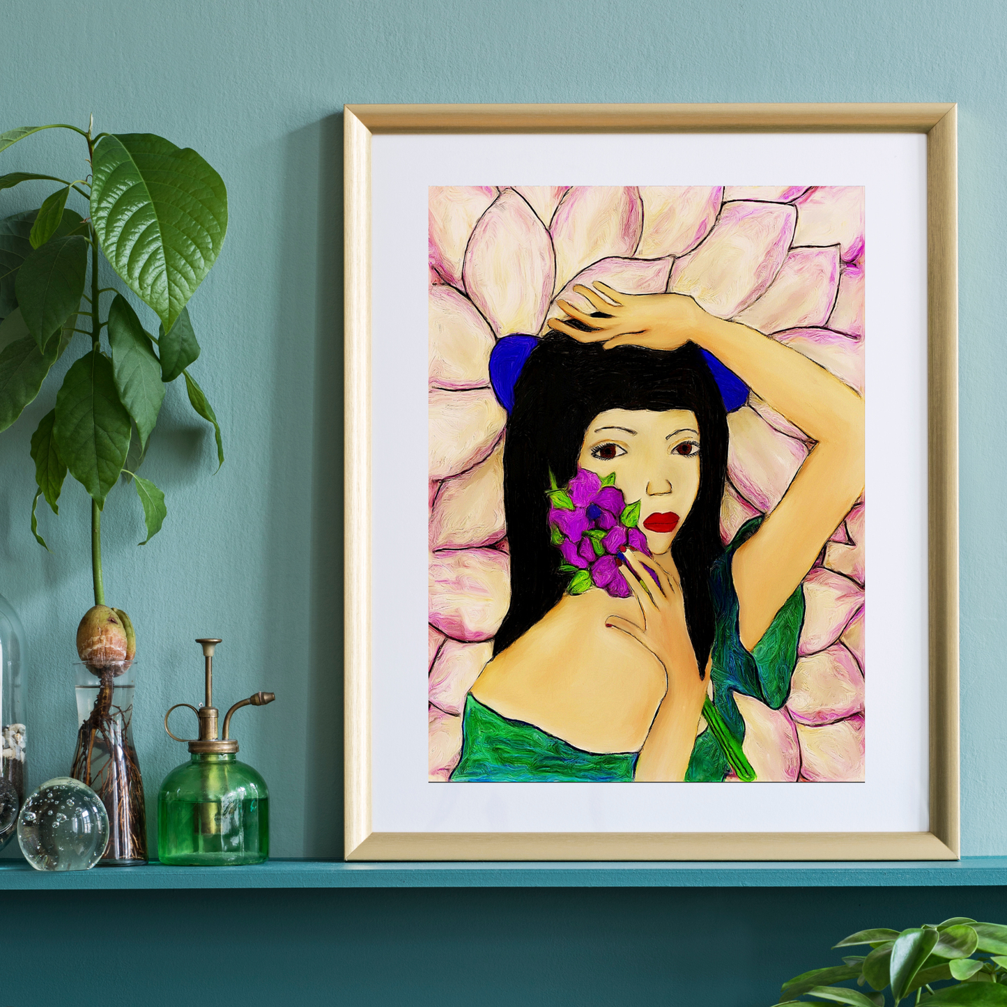 Wall Art: Blooming Flower