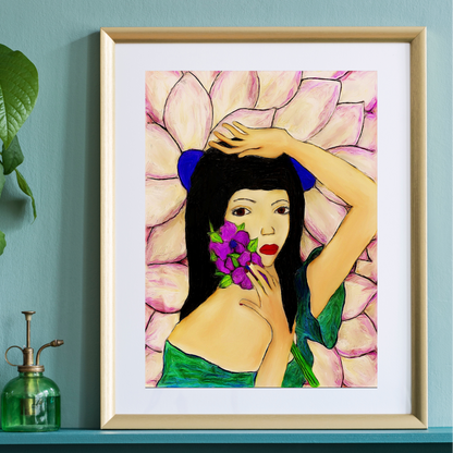 Wall Art: Blooming Flower