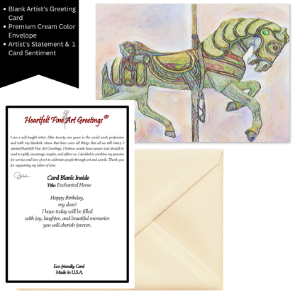 Enchanted Horse Greeting Card