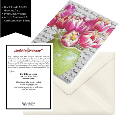 Card Title: Feel Better Tulips