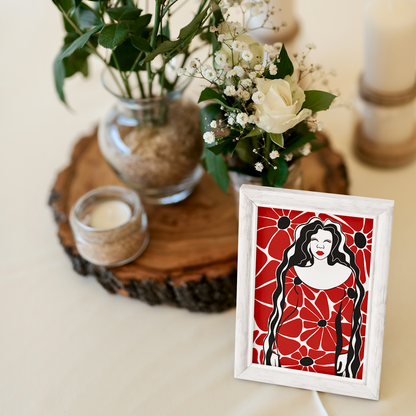 Femininity Greeting Card