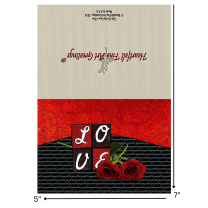 For the Love of You Greeting Card