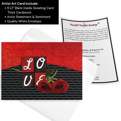 For the Love of You Greeting Card