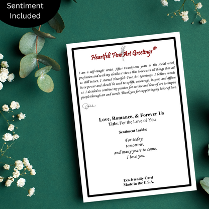 For the Love of You Greeting Card