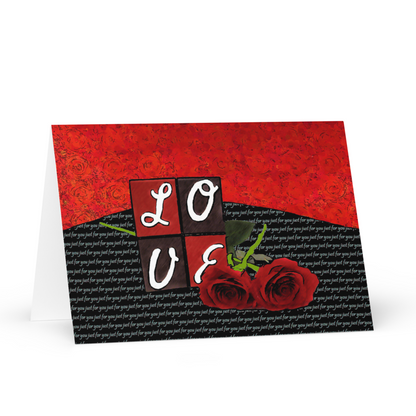 For the Love of You Greeting Card