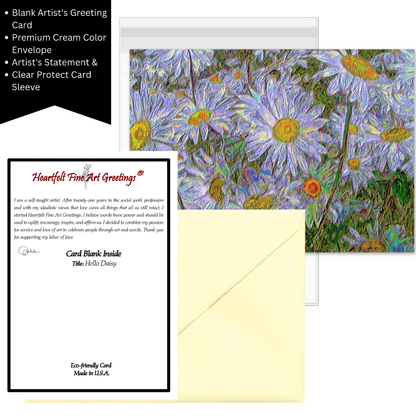 Hello Daisy Greeting Card