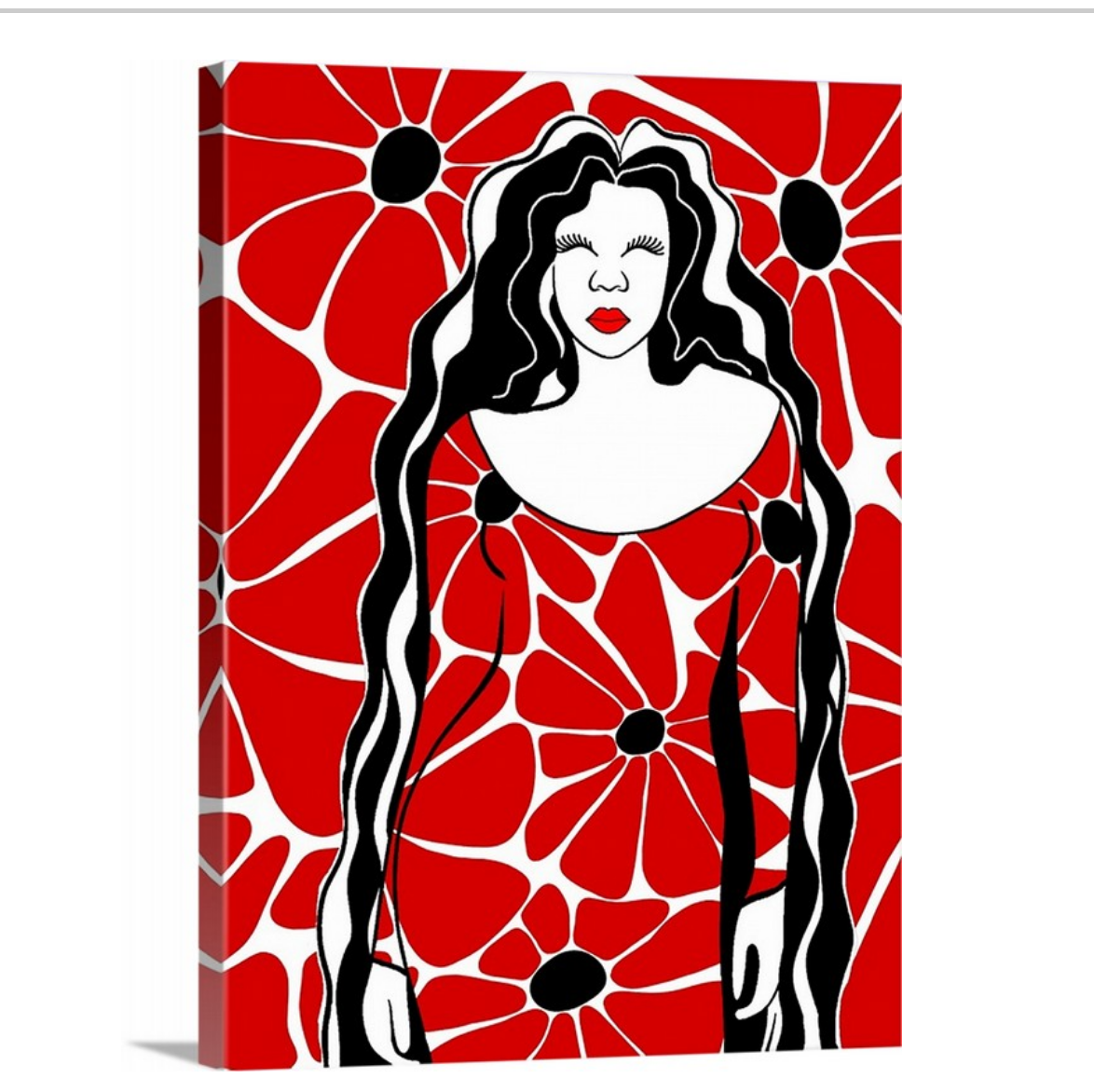 Wall Art: Femininity Red