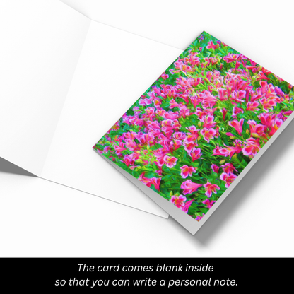Magenta Greeting Card