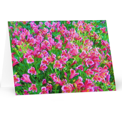 Magenta Greeting Card