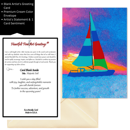 Majestic Sail Greeting Card