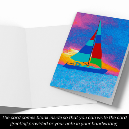 Majestic Sail Greeting Card