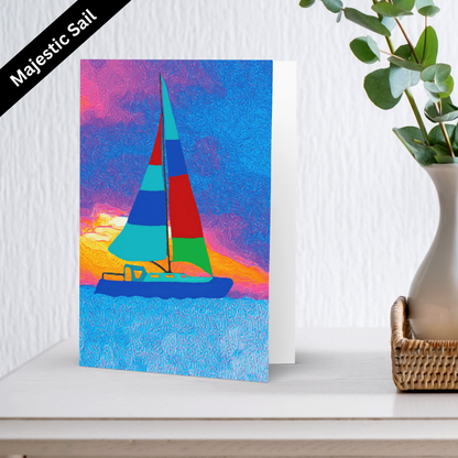 Majestic Sail Greeting Card