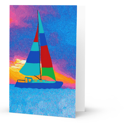 Majestic Sail Greeting Card
