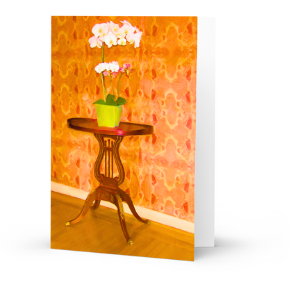 Mother's Orchids Greeting Card