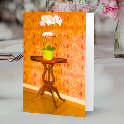 Mother's Orchids Greeting Card