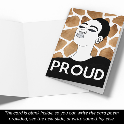 Proud Greeting Card
