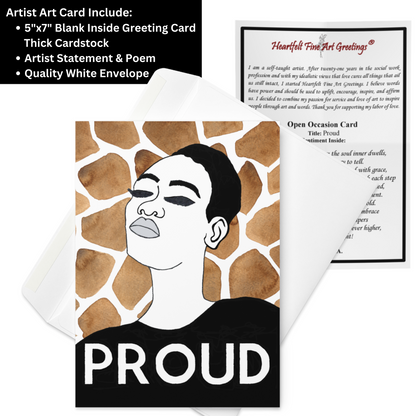 Proud Greeting Card