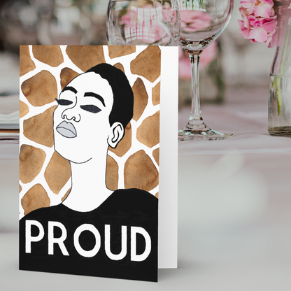 Proud Greeting Card