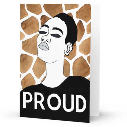 Proud Greeting Card