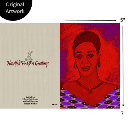 Queen Mother Greeting Card