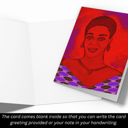 Queen Mother Greeting Card