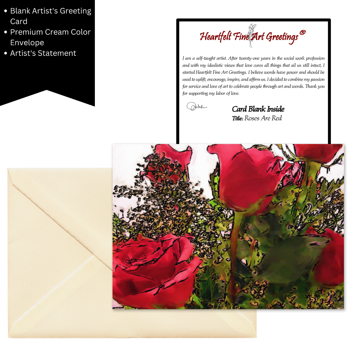 Roses Are Red Greeting Card