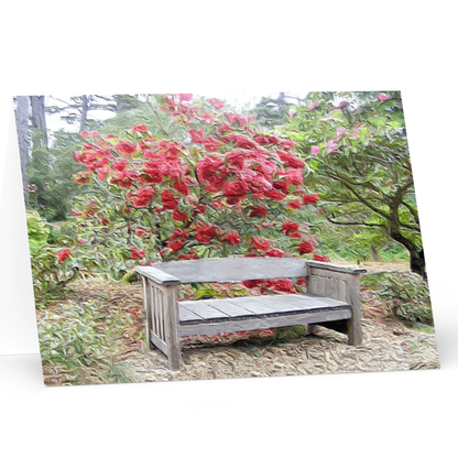 Sit With Me Greeting Card