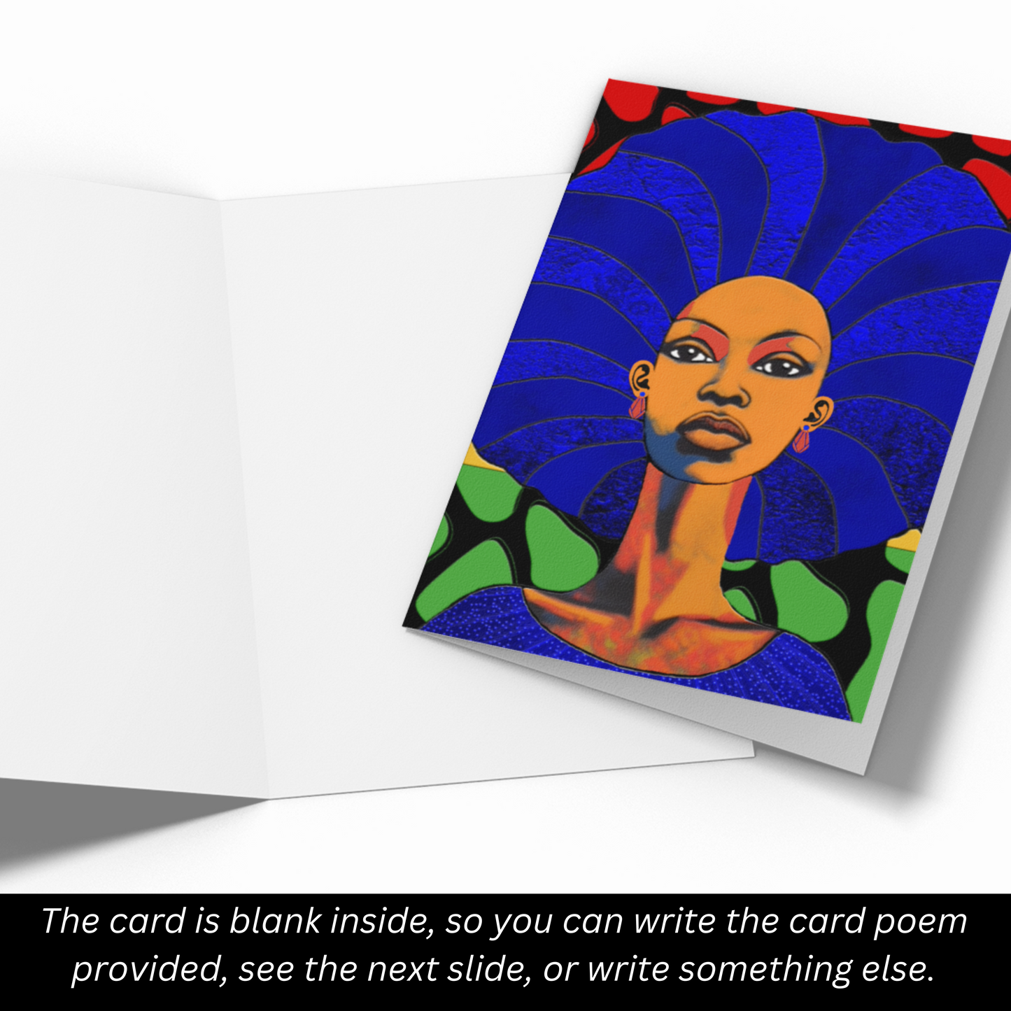 Greeting Card With Poem: Soul Sista