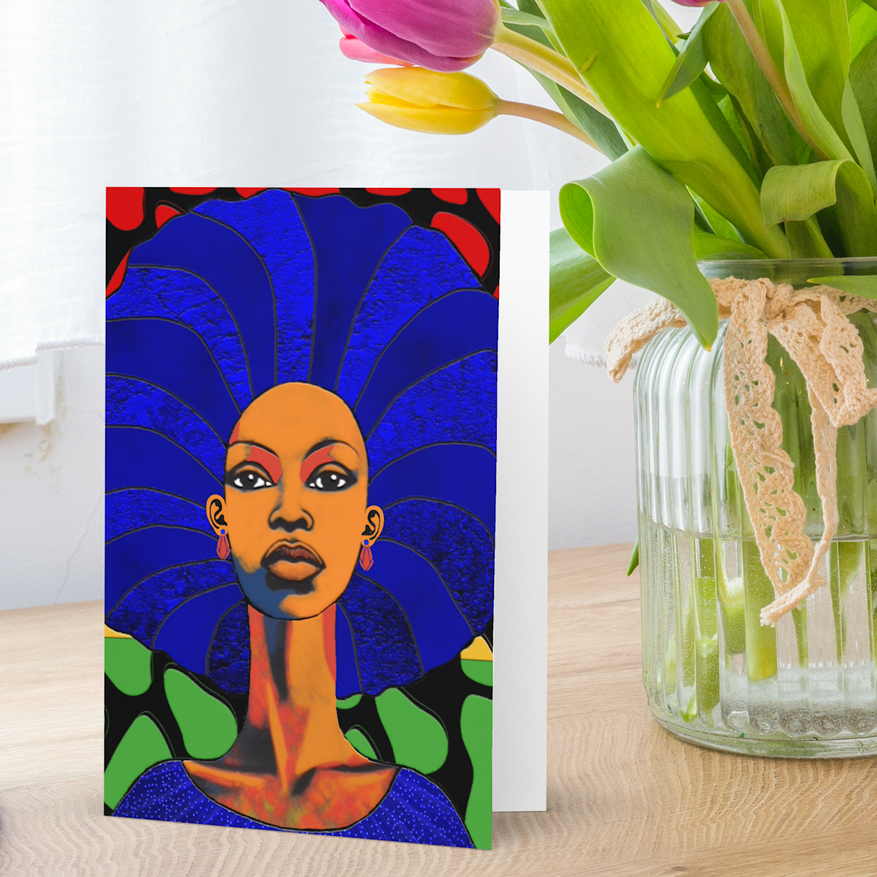 Greeting Card With Poem: Soul Sista