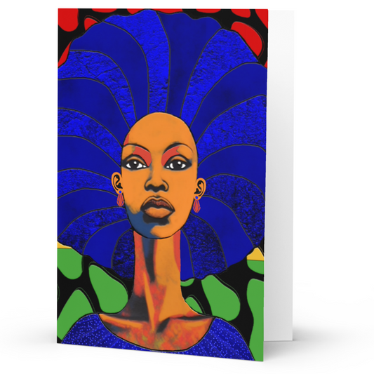 Greeting Card With Poem: Soul Sista