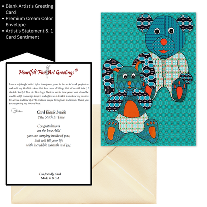 Stitch In Time Greeting Card