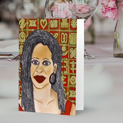 Symbol of A Woman Greeting Card