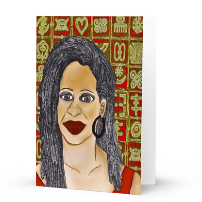 Symbol of A Woman Greeting Card