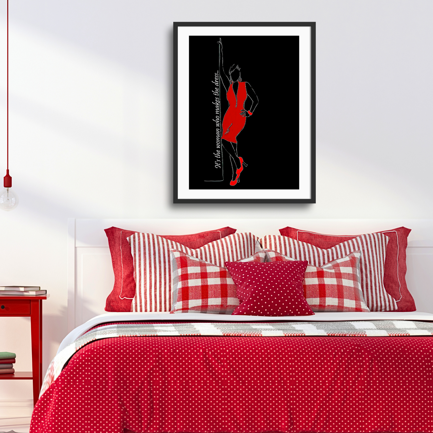 Wall Art: That Red Dress