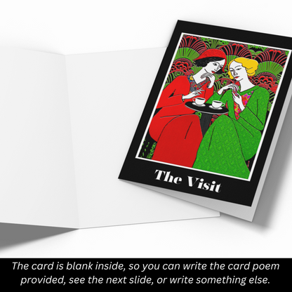 The Visit Greeting Card