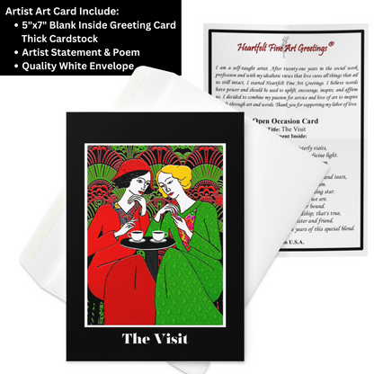 The Visit Greeting Card