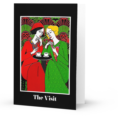 The Visit Greeting Card