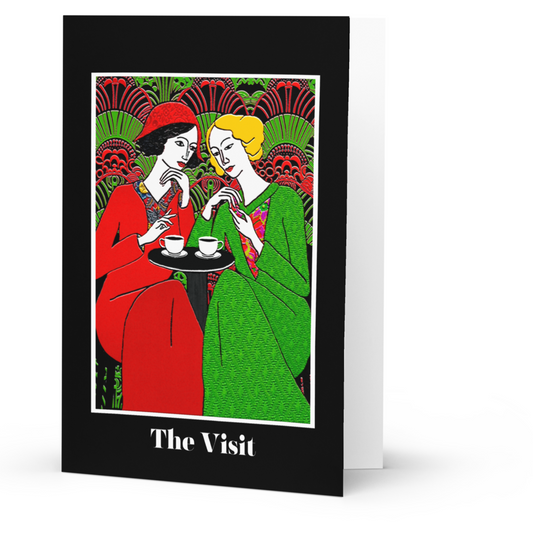 Greeting Card With Poem: The Visit