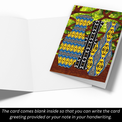 Tree Vases Greeting Card