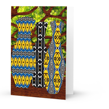 Tree Vases Greeting Card