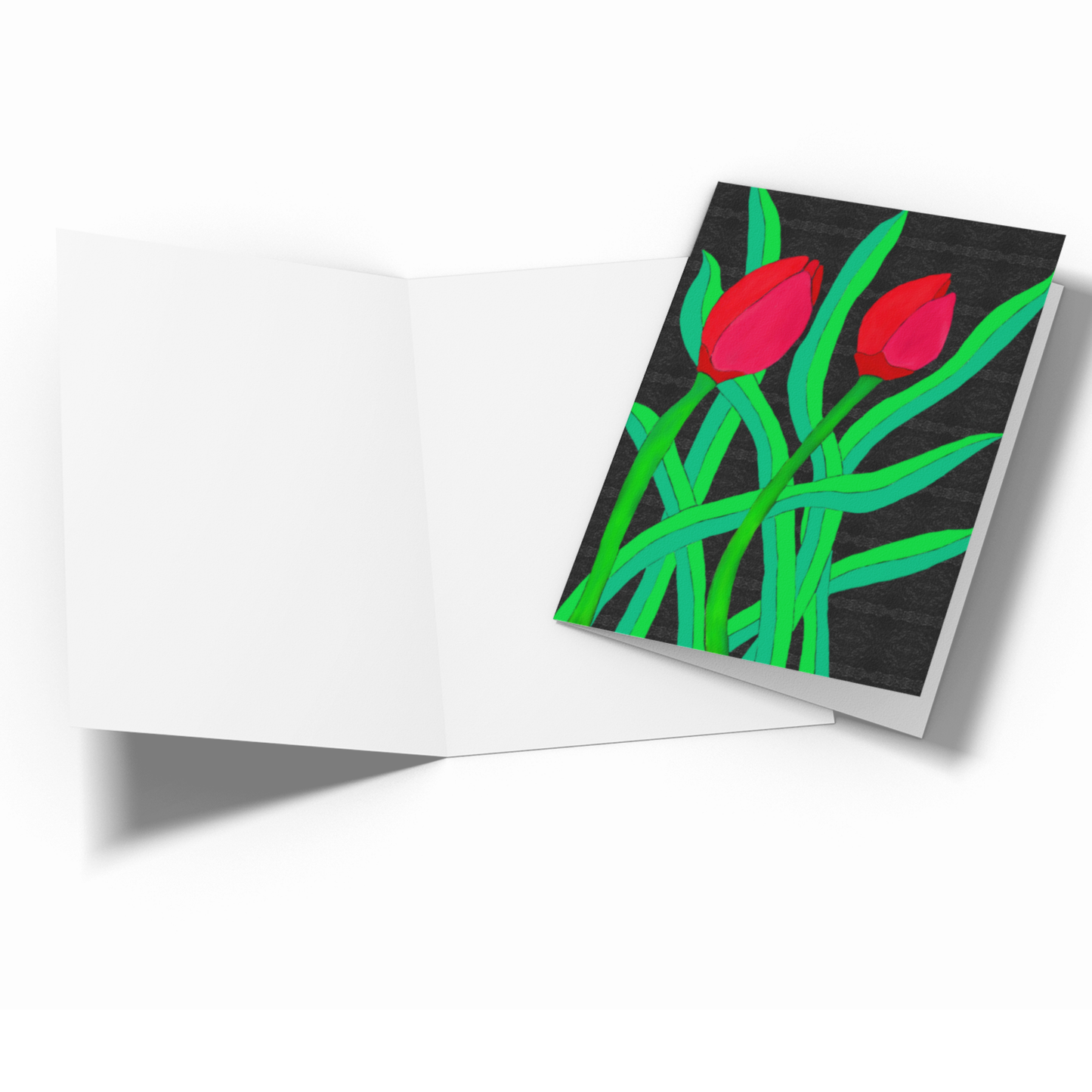 Card Title: Tulips Surprise