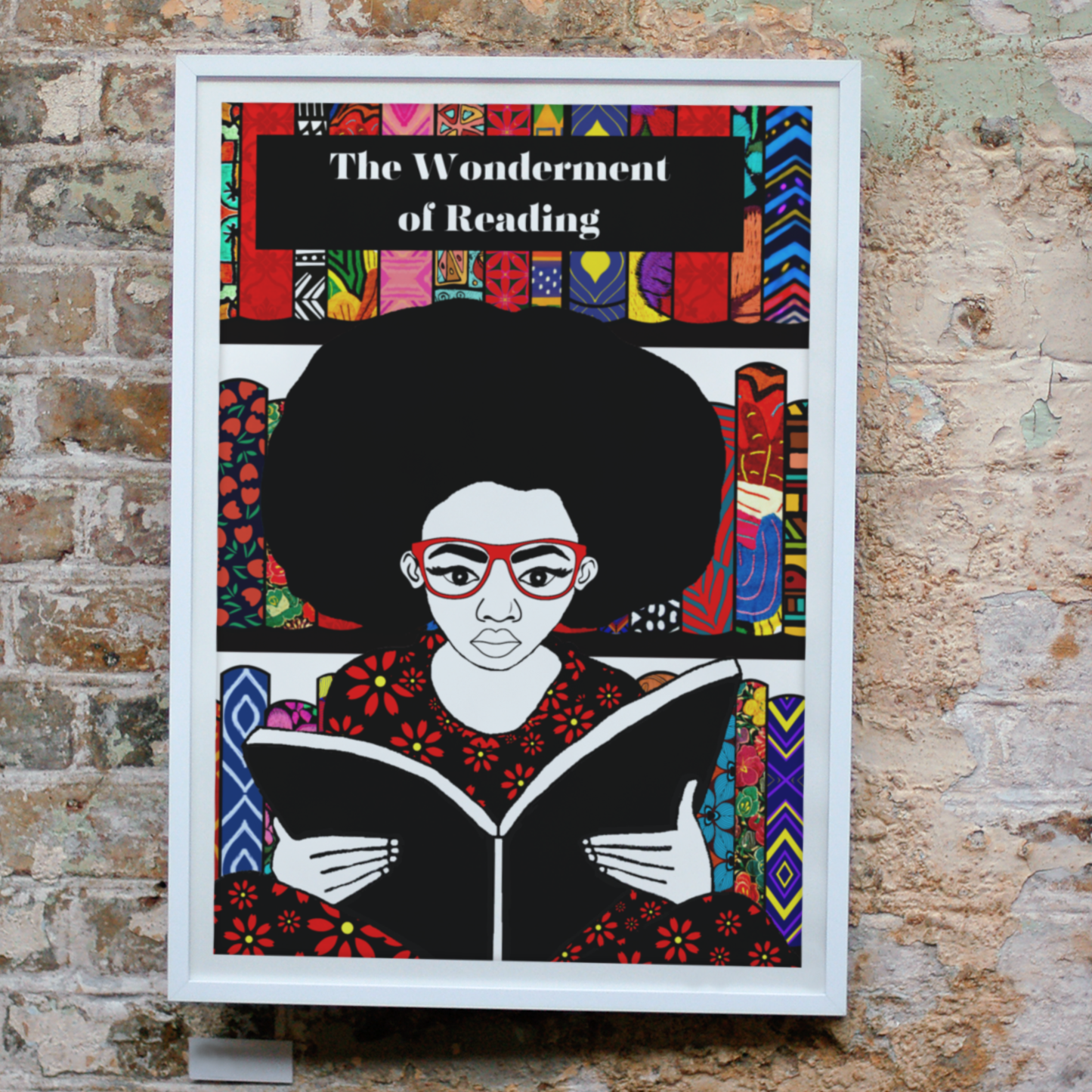 Wall Art: Wonderment of Reading