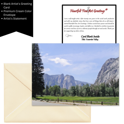 Yosemite Valley Greeting Card